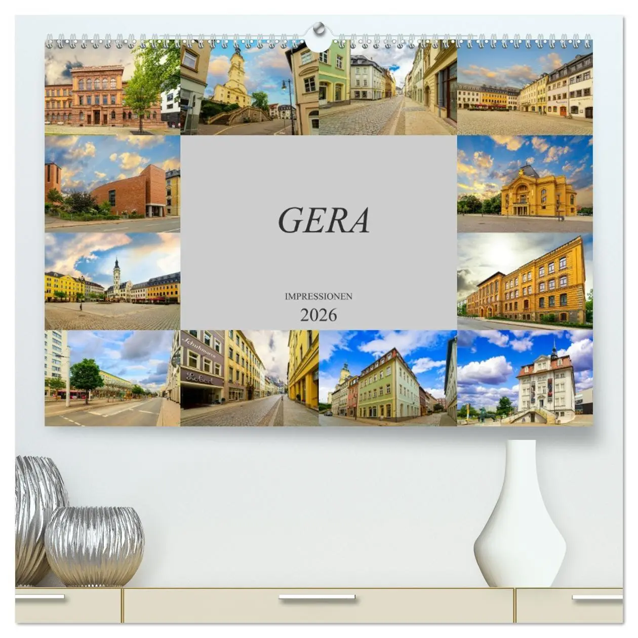 Cover: 9783457721469 | Gera Impressionen (hochwertiger Premium Wandkalender 2026 DIN A2...