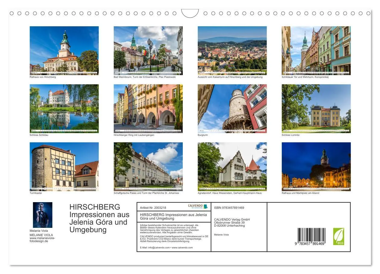 Bild: 9783457891469 | HIRSCHBERG Impressionen aus Jelenia Góra und Umgebung (Wandkalender...