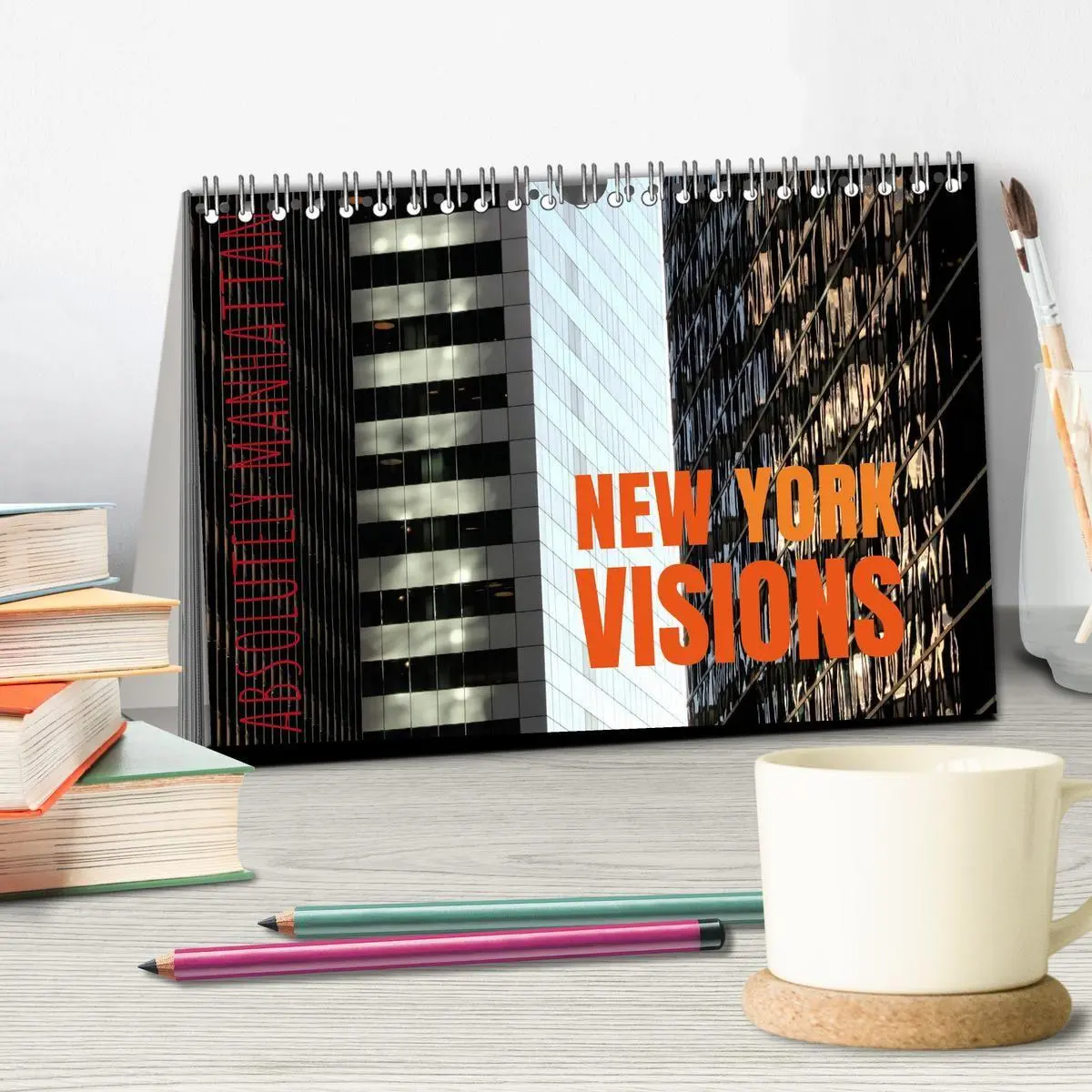 Bild: 9783516741469 | NEW YORK visions (Tischkalender 2026 DIN A5 quer), CALVENDO...