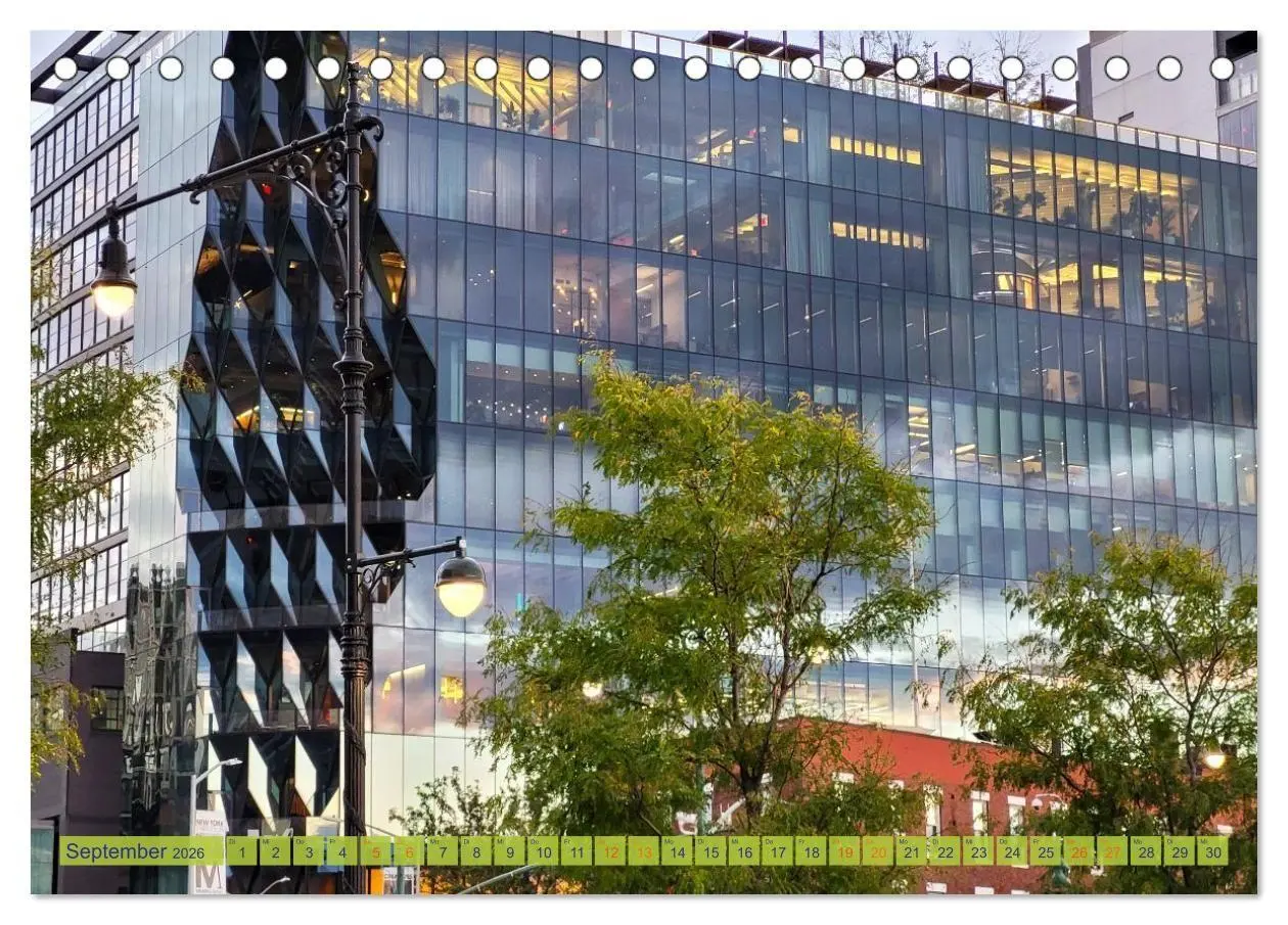 Bild: 9783516741469 | NEW YORK visions (Tischkalender 2026 DIN A5 quer), CALVENDO...