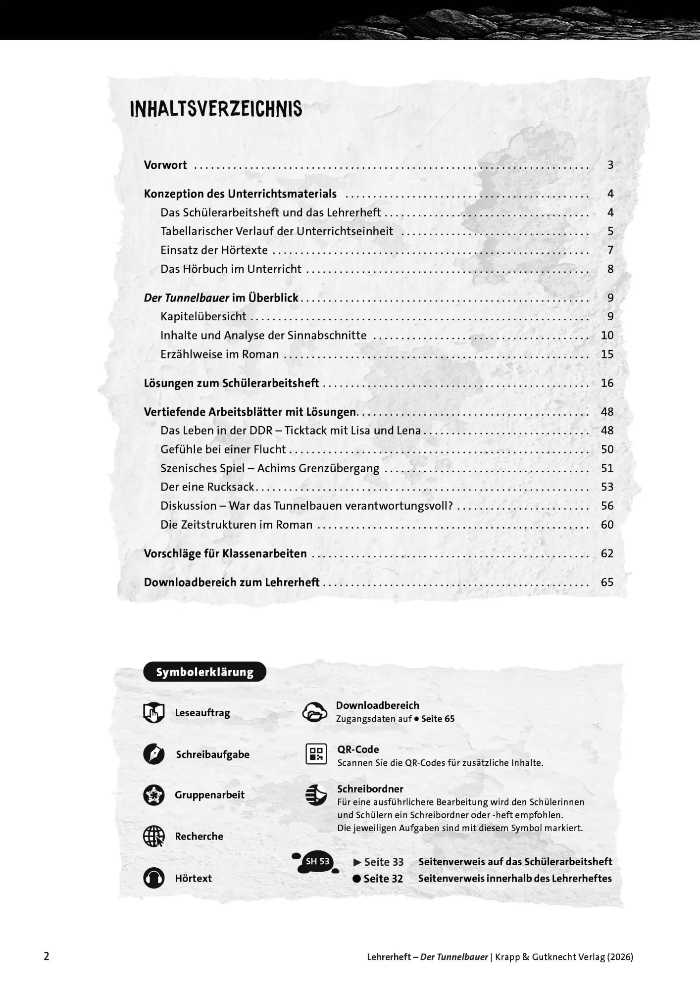 Bild: 9783963231469 | Der Tunnelbauer - Maja Nielsen - Lehrerheft | Alena Krämer (u. a.)