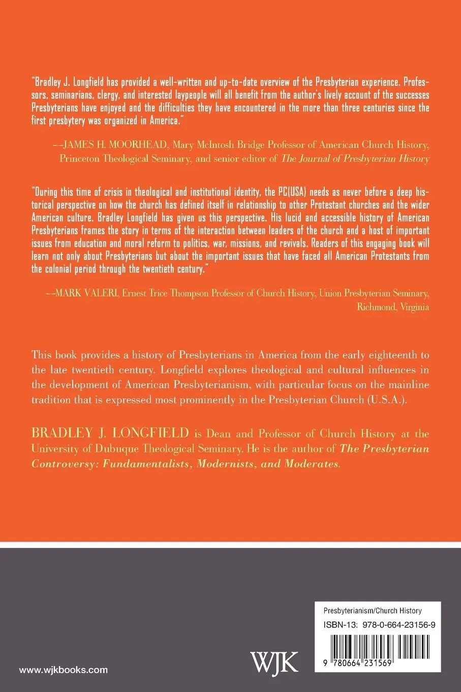 Rückseite: 9780664231569 | Presbyterians and American Culture | Bradley J. Longfield | Buch