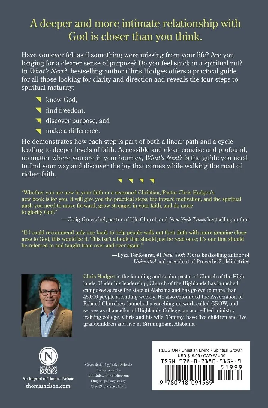 Rückseite: 9780718091569 | What's Next? | Chris Hodges | Taschenbuch | Kartoniert / Broschiert
