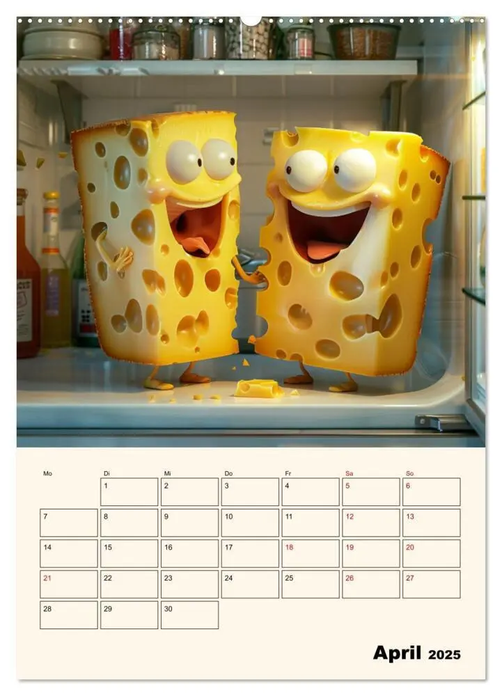 Bild: 9783435481569 | Nachts im Kühlschrank (Wandkalender 2025 DIN A2 hoch), CALVENDO...