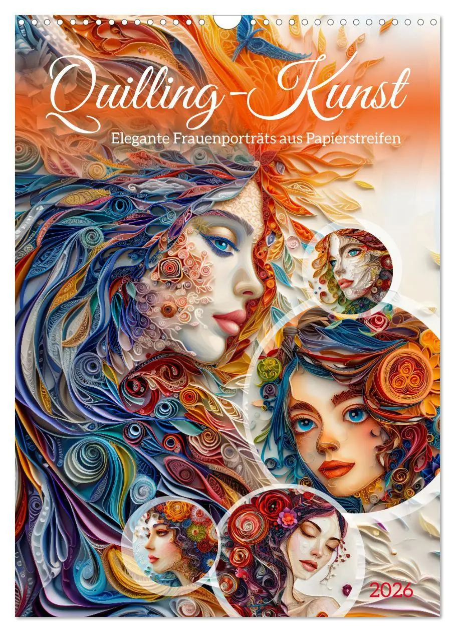 Cover: 9783516281569 | Quilling-Kunst - Elegante Frauenporträts aus Papierstreifen...