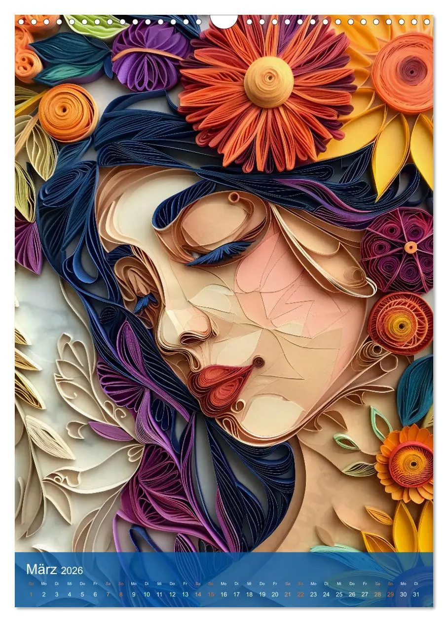Bild: 9783516281569 | Quilling-Kunst - Elegante Frauenporträts aus Papierstreifen...