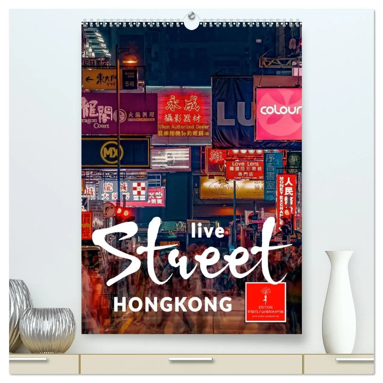 Cover: 9783516351569 | Hongkong Street live (hochwertiger Premium Wandkalender 2026 DIN A2...