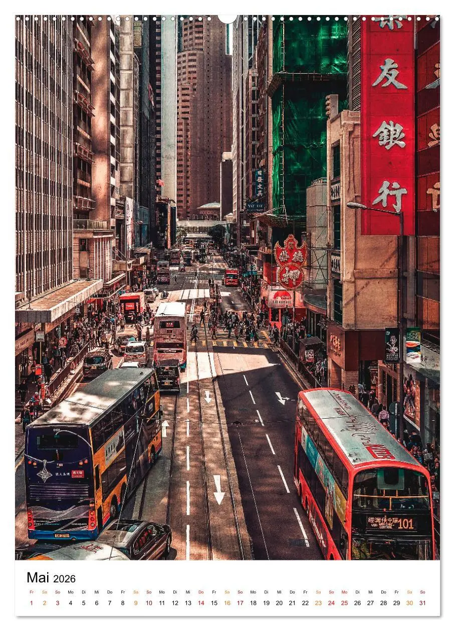Bild: 9783516351569 | Hongkong Street live (hochwertiger Premium Wandkalender 2026 DIN A2...