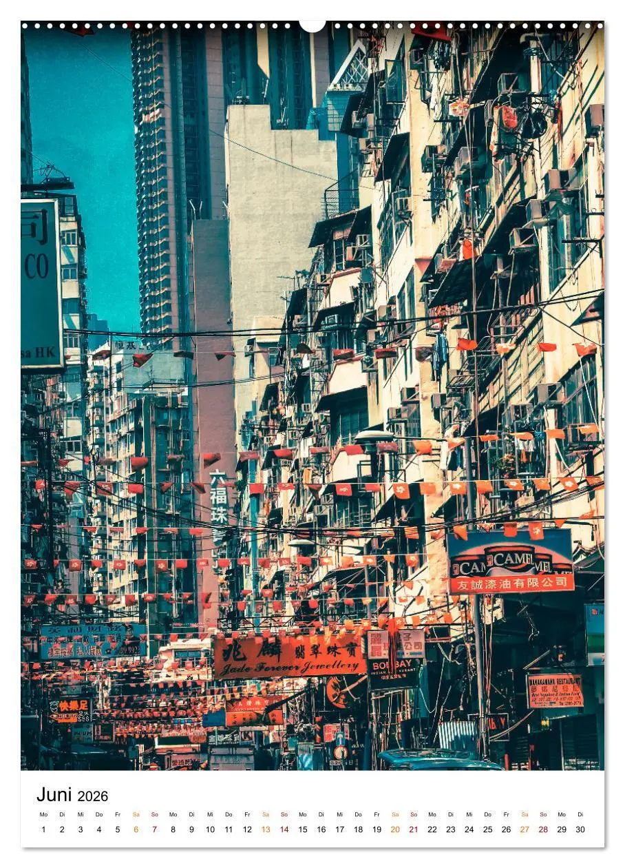Bild: 9783516351569 | Hongkong Street live (hochwertiger Premium Wandkalender 2026 DIN A2...