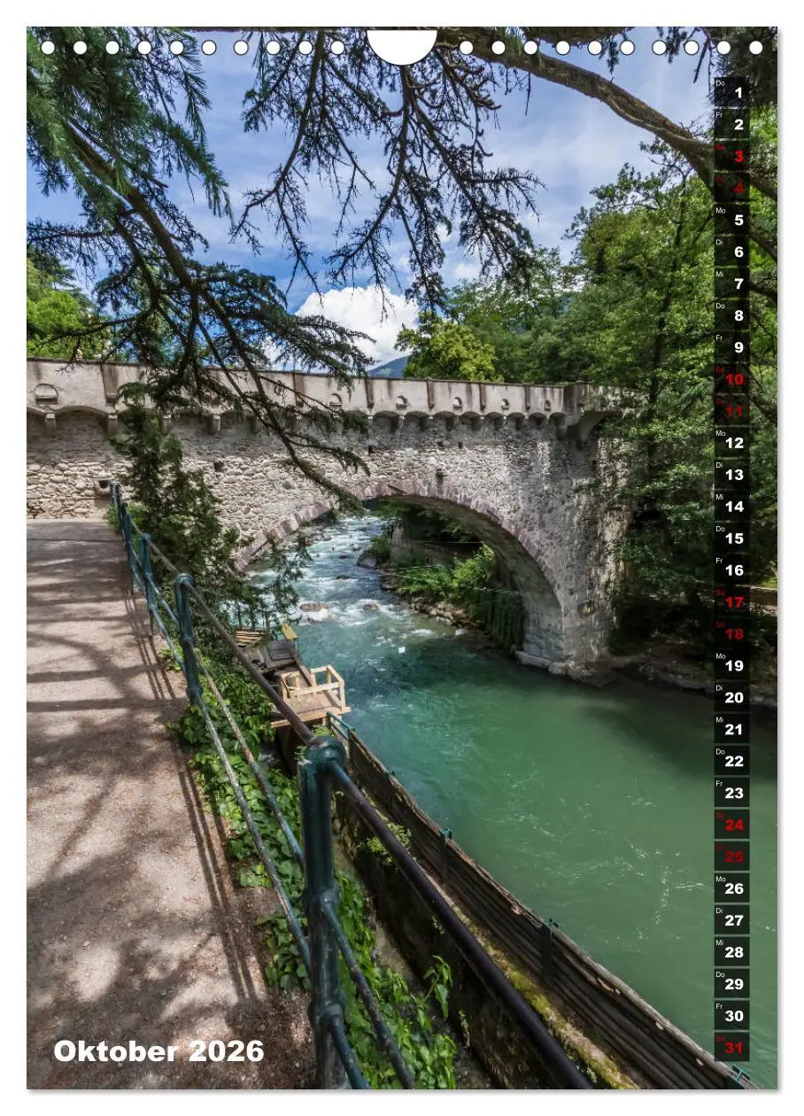 Bild: 9783516421569 | Stadtherz MERAN (Wandkalender 2026 DIN A4 hoch), CALVENDO...
