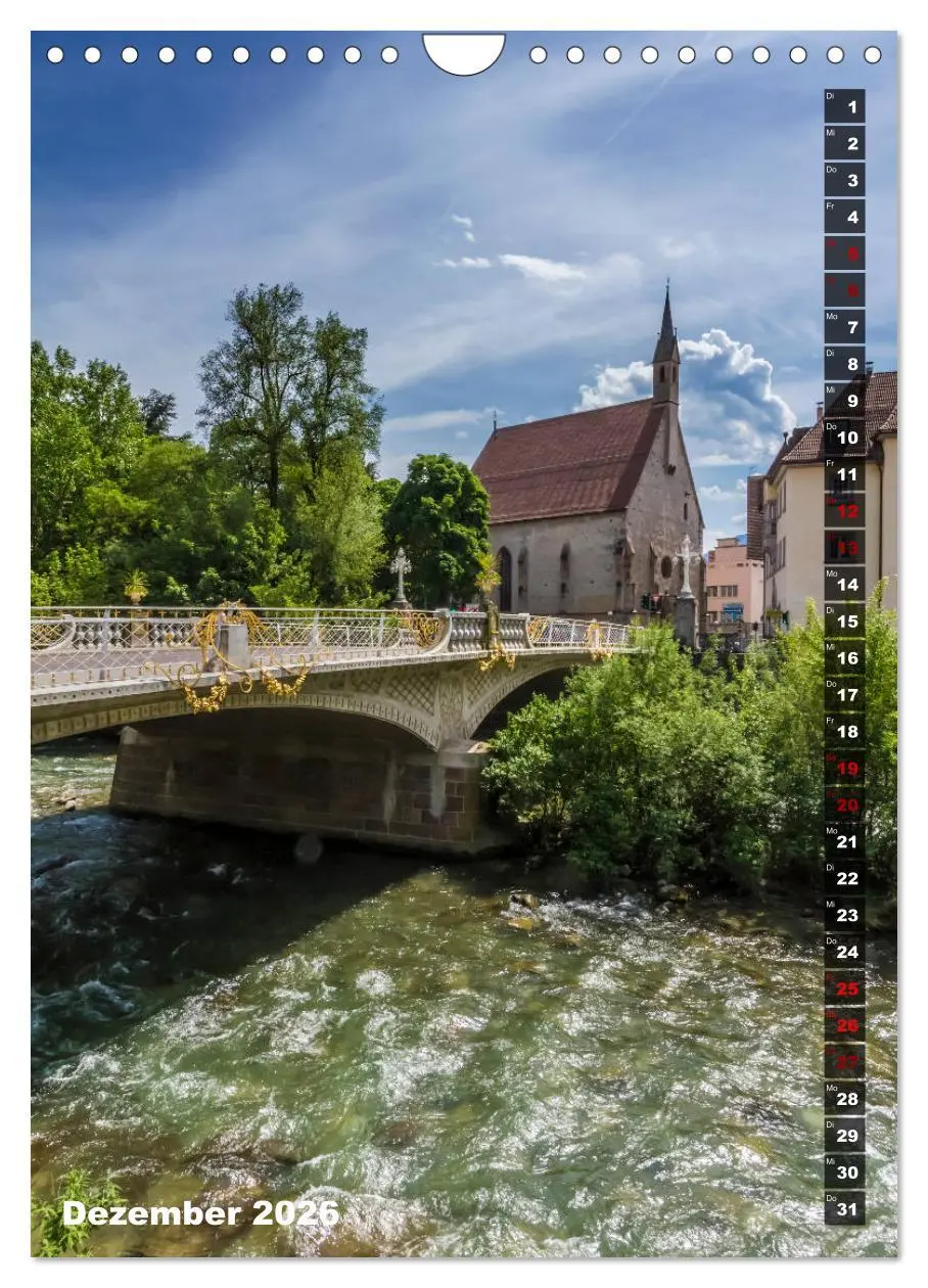 Bild: 9783516421569 | Stadtherz MERAN (Wandkalender 2026 DIN A4 hoch), CALVENDO...