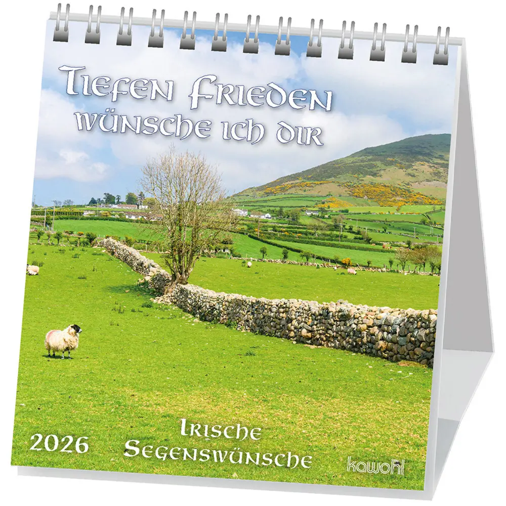 Cover: 9783754881569 | Tiefen Frieden wünsche ich dir 2026 | Kalender | Spiralbindung | 14 S.