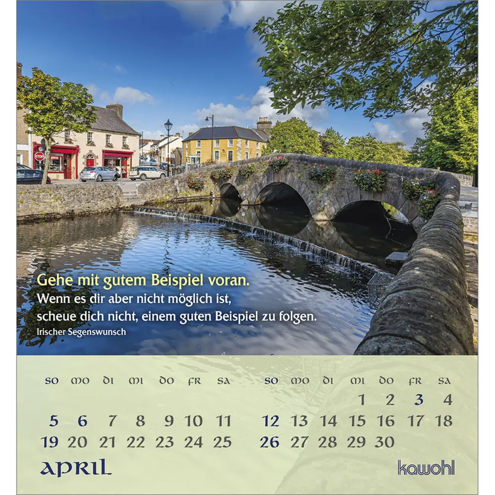 Bild: 9783754881569 | Tiefen Frieden wünsche ich dir 2026 | Kalender | Spiralbindung | 14 S.