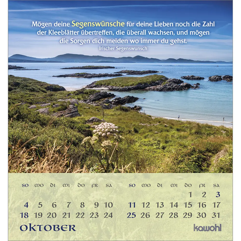 Bild: 9783754881569 | Tiefen Frieden wünsche ich dir 2026 | Kalender | Spiralbindung | 14 S.