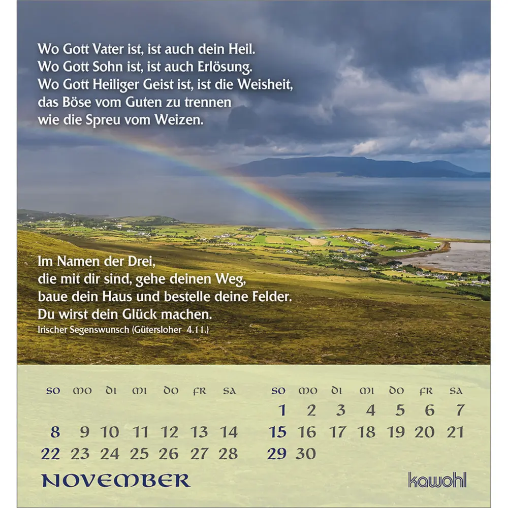 Bild: 9783754881569 | Tiefen Frieden wünsche ich dir 2026 | Kalender | Spiralbindung | 14 S.