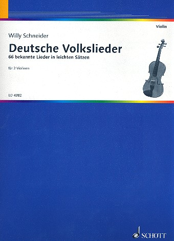 Cover: 9790001051569 | Deutsche Volkslieder | Buch | Schott Music | EAN 9790001051569