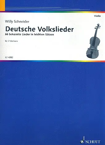 Cover: 9790001051569 | Deutsche Volkslieder | Buch | Schott Music | EAN 9790001051569
