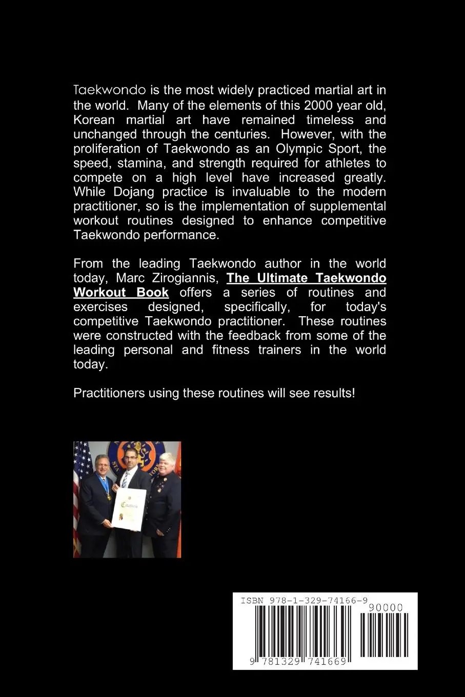 Rückseite: 9781329741669 | The Ultimate Taekwondo Workout Book | Marc Zirogiannis | Taschenbuch