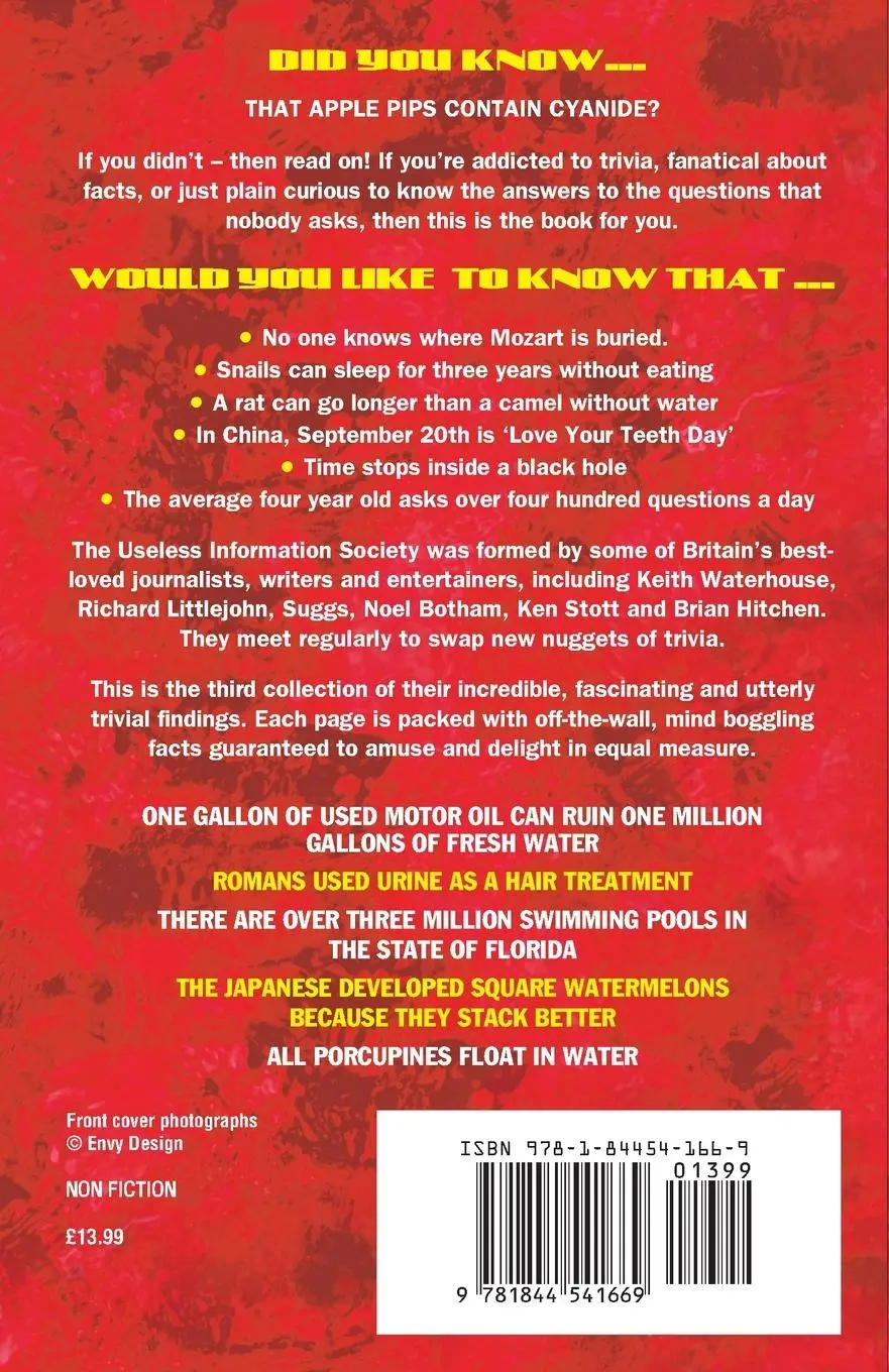 Rückseite: 9781844541669 | World's Greatest Book Of Useless Information | Noel Botham | Buch