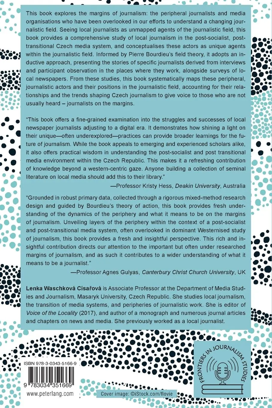 Rückseite: 9783034351669 | The Margins of Journalism | Lenka Waschková Císa¿ová | Taschenbuch