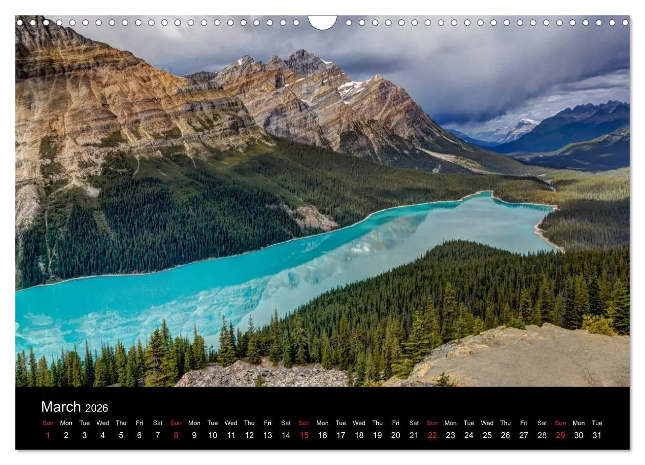 Bild: 9783516581669 | Western Canada (Wall Calendar 2026 DIN A3 landscape), CALVENDO 12...