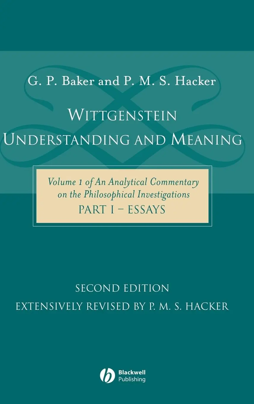 Cover: 9781405101769 | Wittgenstein | Understanding and Meaning Part One: Essays | Buch