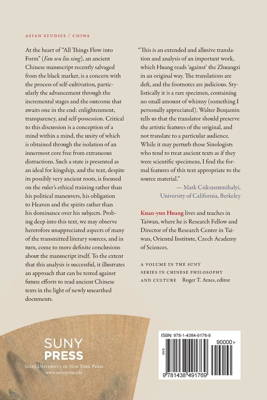 Rückseite: 9781438491769 | A Walk in the Night with Zhuangzi | Kuan-Yun Huang | Taschenbuch