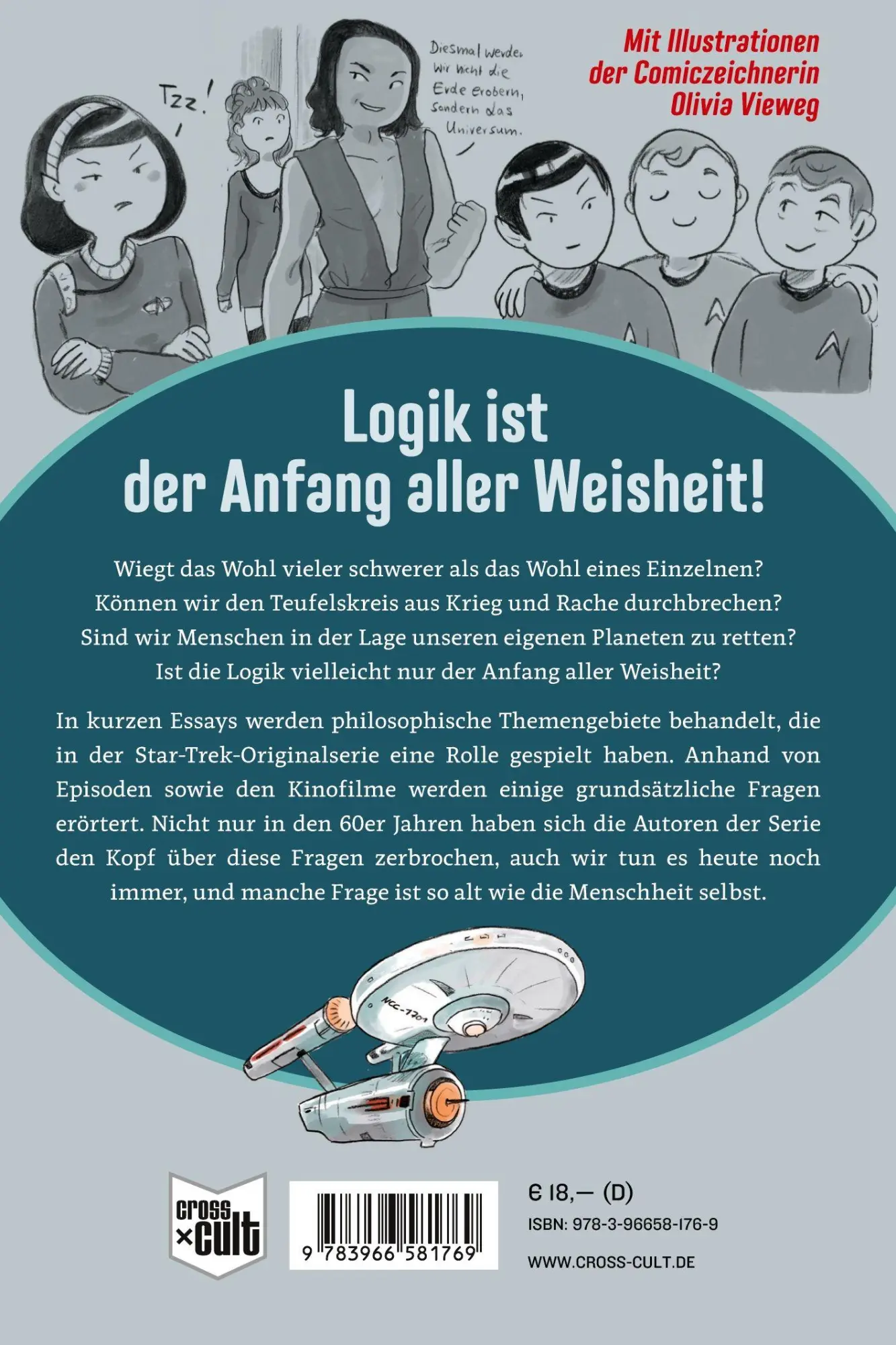 Rückseite: 9783966581769 | Die Philosophie in Star Trek | Klaus Vieweg (u. a.) | Taschenbuch