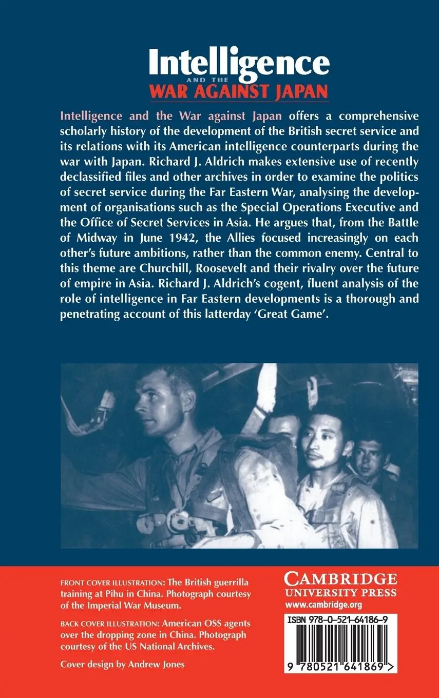 Rückseite: 9780521641869 | Intelligence and the War against Japan | Richard J. Aldrich | Buch