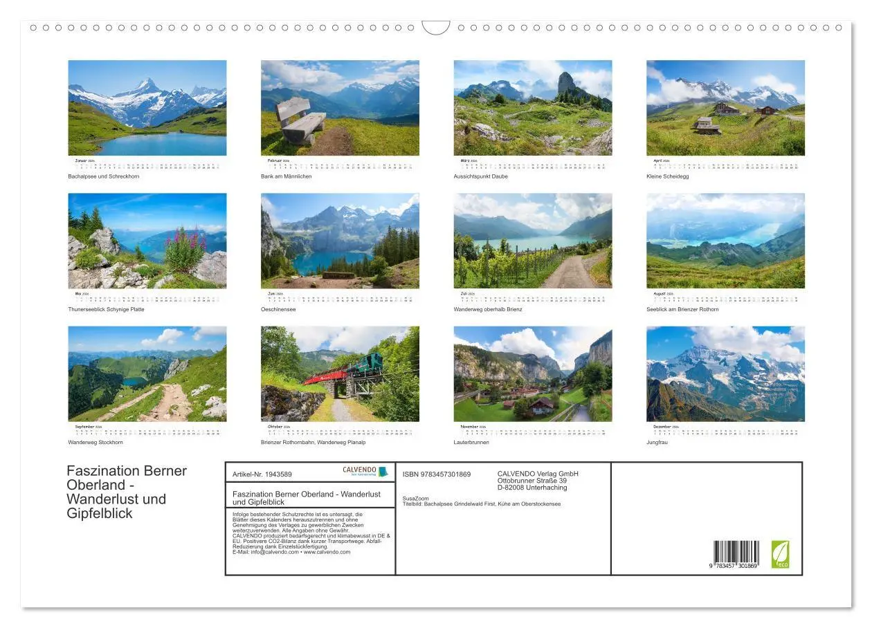 Bild: 9783457301869 | Faszination Berner Oberland - Wanderlust und Gipfelblick...