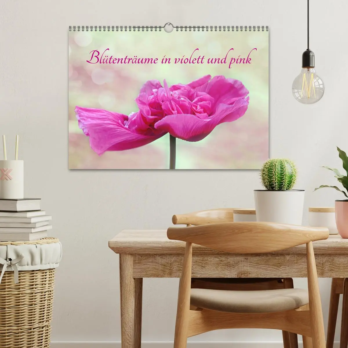 Bild: 9783457781869 | Blütenträume in violett und pink (Wandkalender 2026 DIN A3 quer),...