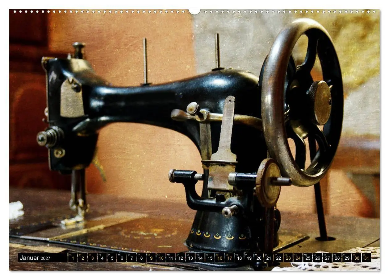 Bild: 9783569721869 | Omas Nähmaschinen (hochwertiger Premium Wandkalender 2027 DIN A2...