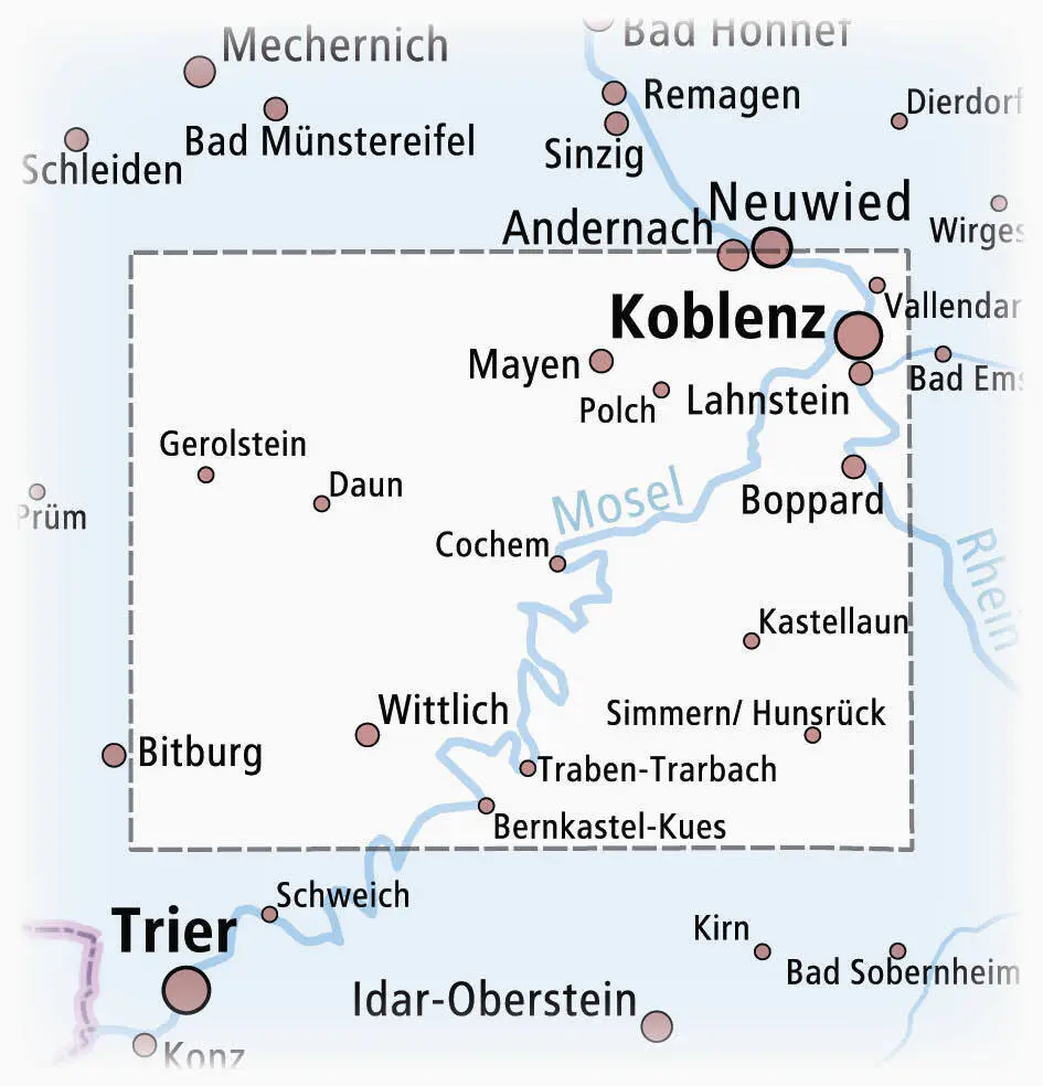 Bild: 9783747301869 | Vulkaneifel - Mosel - Hunsrück | (Land-)Karte | Radkarte | Deutsch