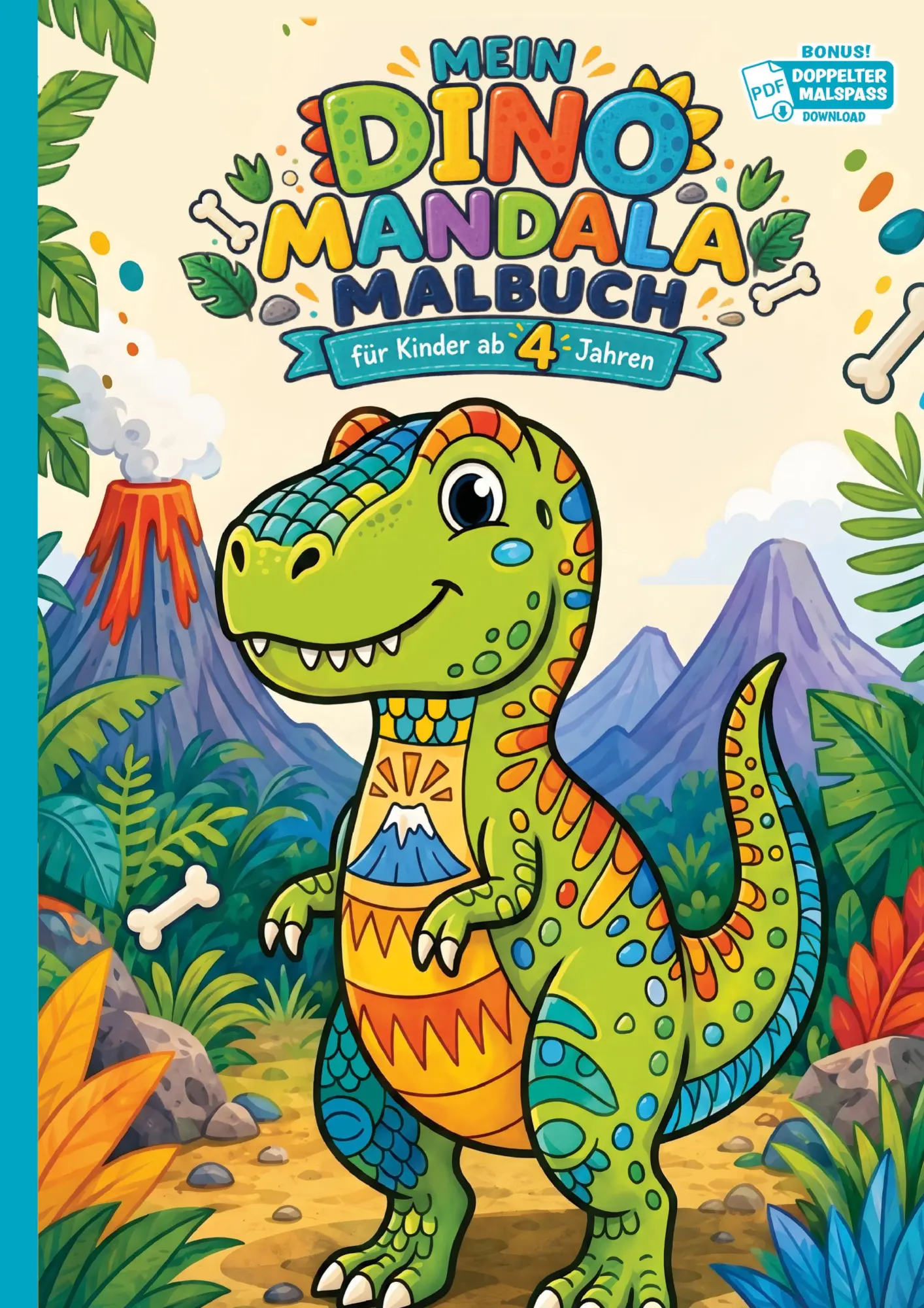 Cover: 9789403931869 | Mein Dino Mandala Malbuch | Christoph Alexander | Taschenbuch | 2026