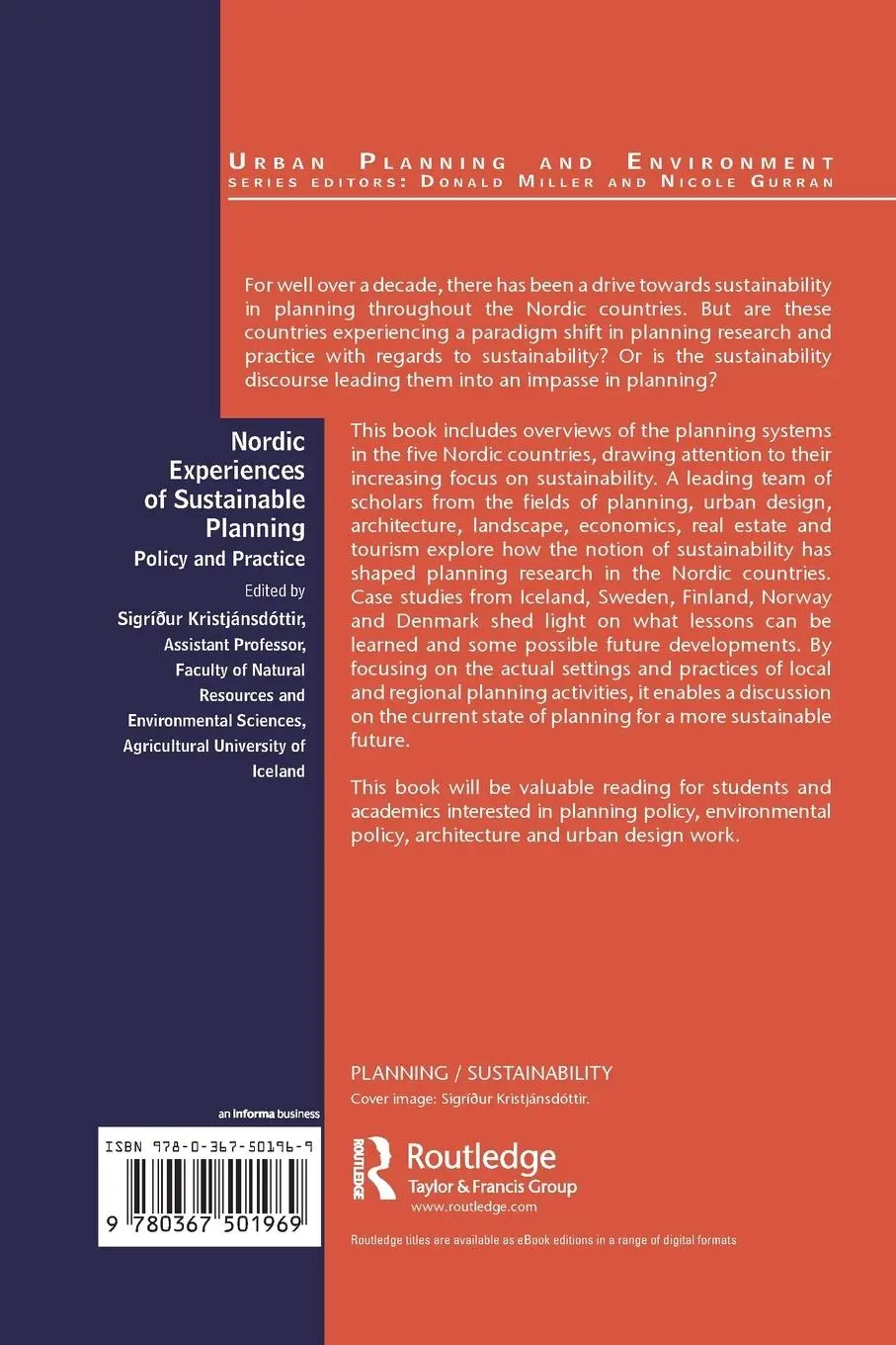 Rückseite: 9780367501969 | Nordic Experiences of Sustainable Planning | Policy and Practice