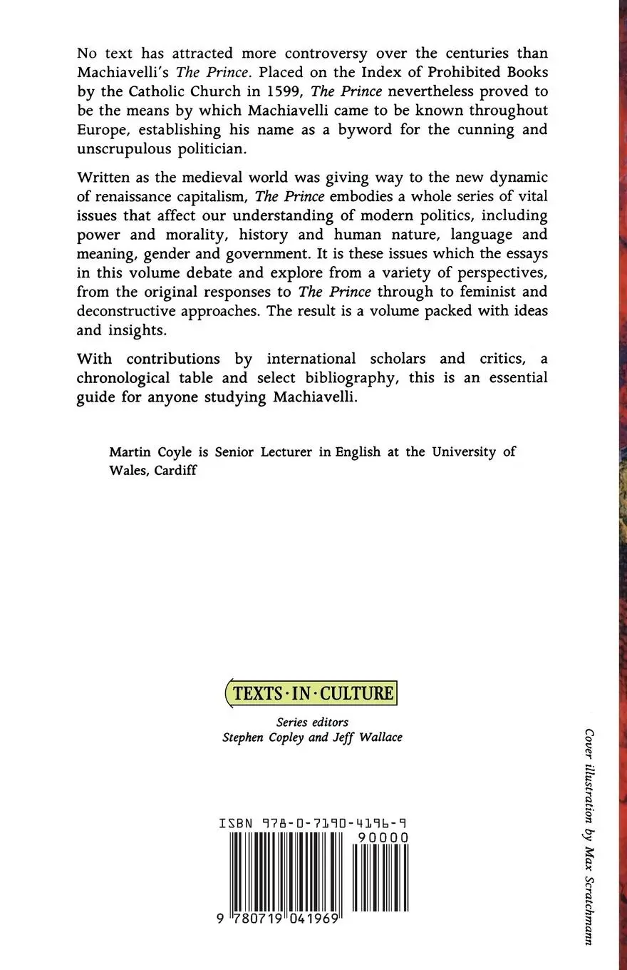 Rückseite: 9780719041969 | Niccolo Machiavelli's The Prince | Martin Coyle | Taschenbuch | 2013
