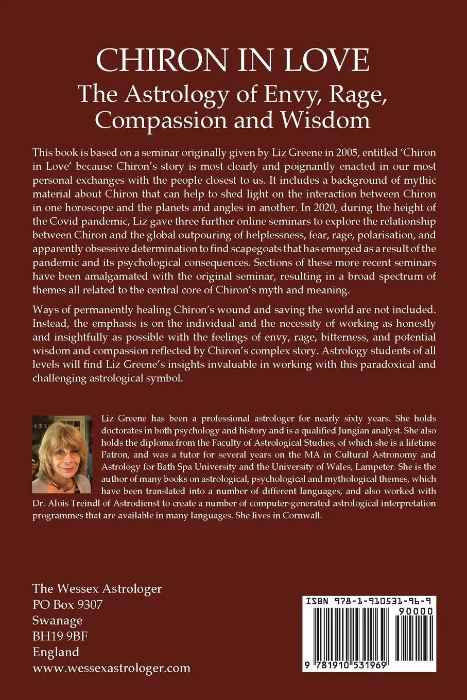 Rückseite: 9781910531969 | Chiron in Love | The Astrology of Envy, Rage, Compassion and Wisdom