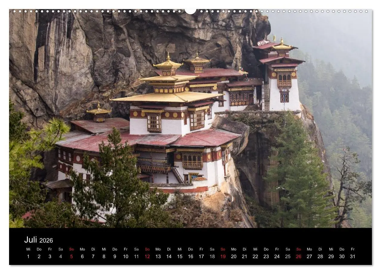 Bild: 9783516171969 | Bhutan 2026 - Land des Donnerdrachens (Wandkalender 2026 DIN A2...