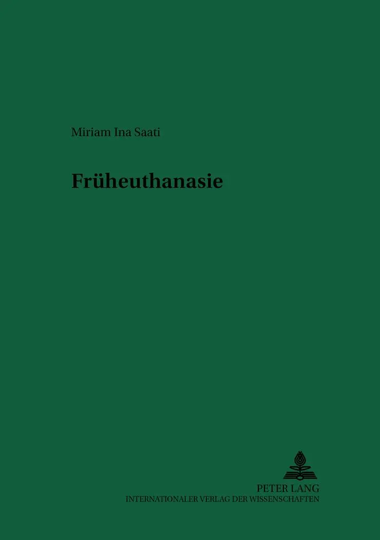 Früheuthanasie - Miriam Saati Kartoniert (TB)