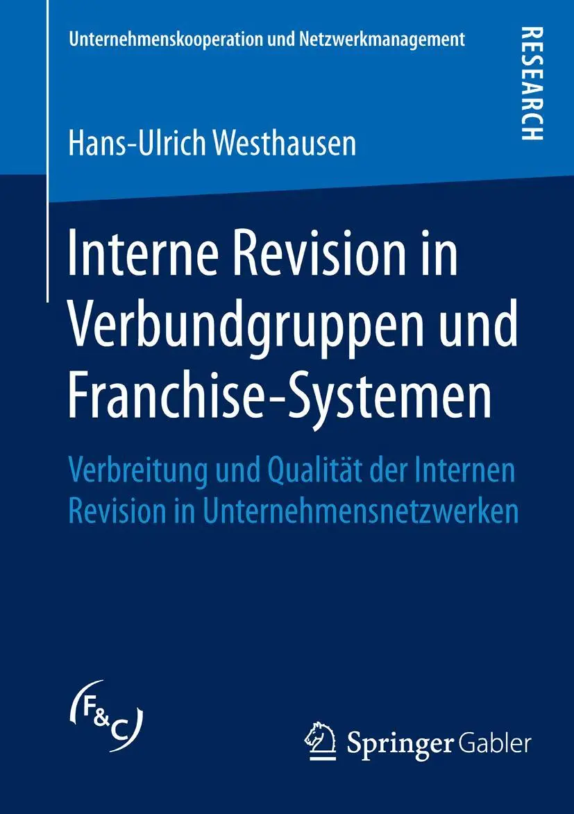 Cover: 9783658121969 | Interne Revision in Verbundgruppen und Franchise-Systemen | Westhausen