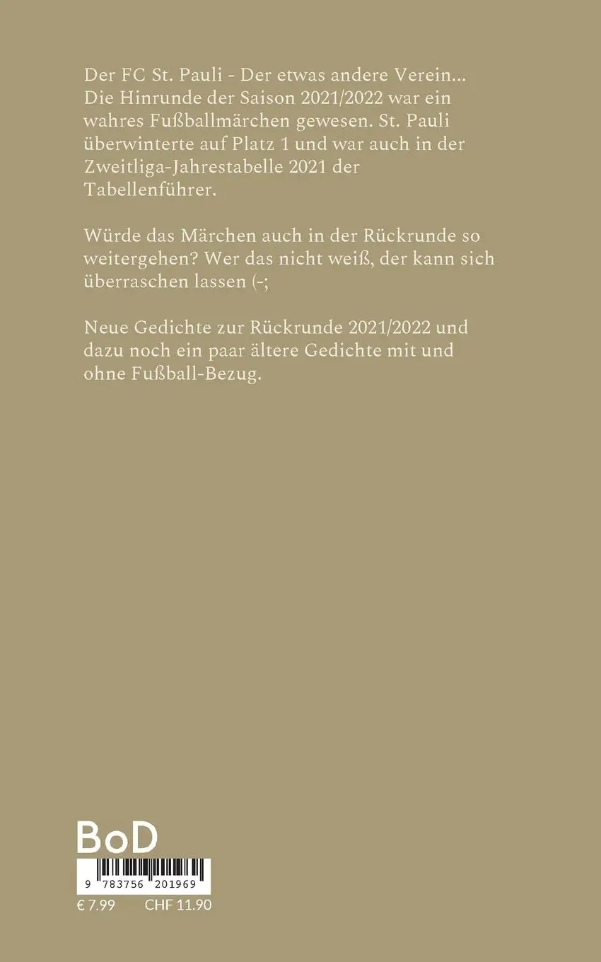 Rückseite: 9783756201969 | FC St. Pauli (kam wie Phönix aus der Asche und steckte alle in die...