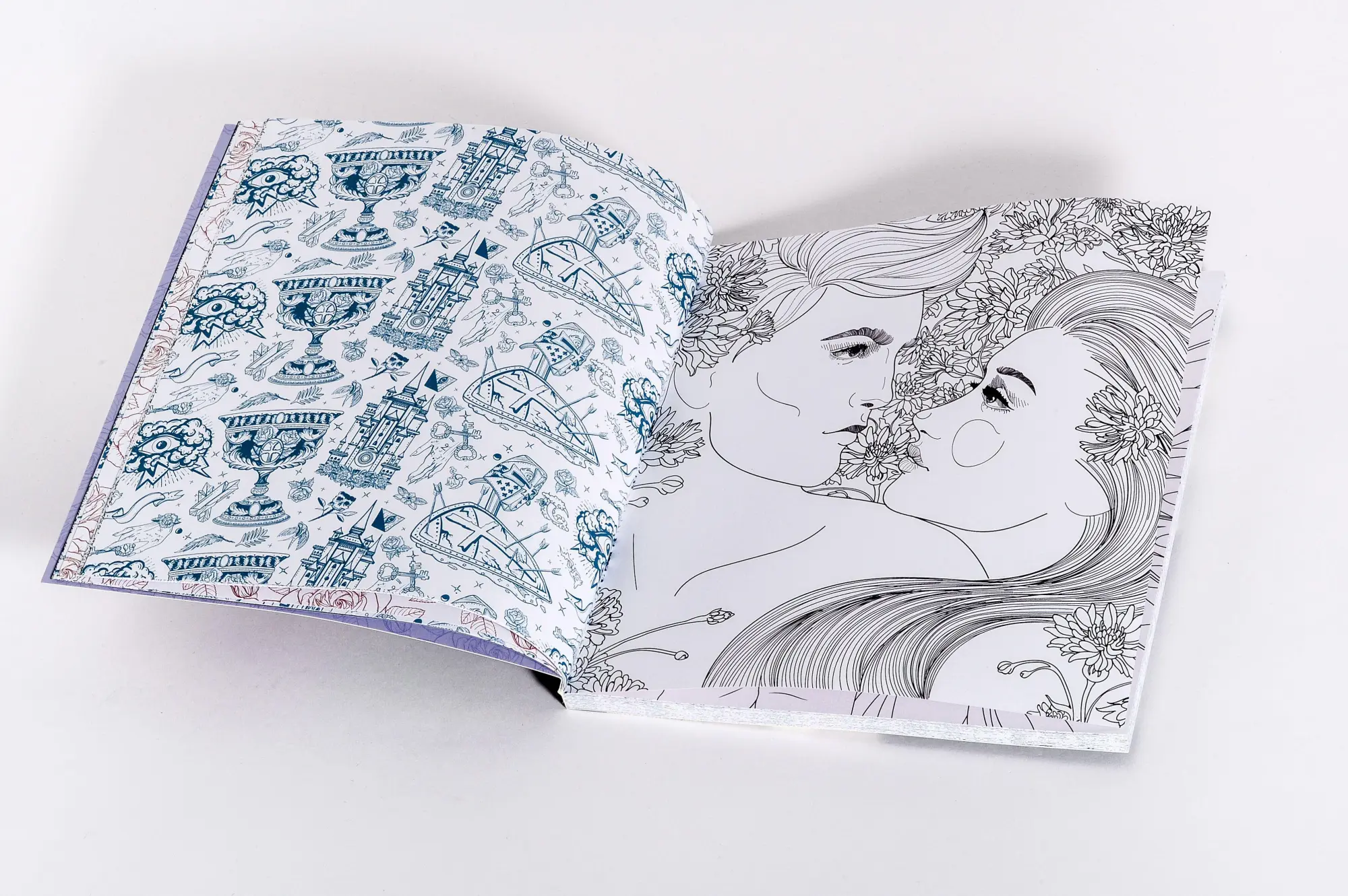 Bild: 9783809451969 | Romantasy Ausmalbuch. Über 100 fantastische &amp; romantische Motive