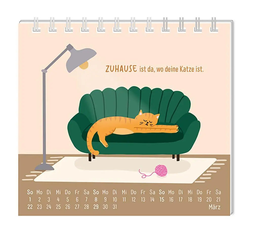 Bild: 9783986361969 | Mini-Kalender 2026 Have a purrrfect time! | Mini-Kalender | Original