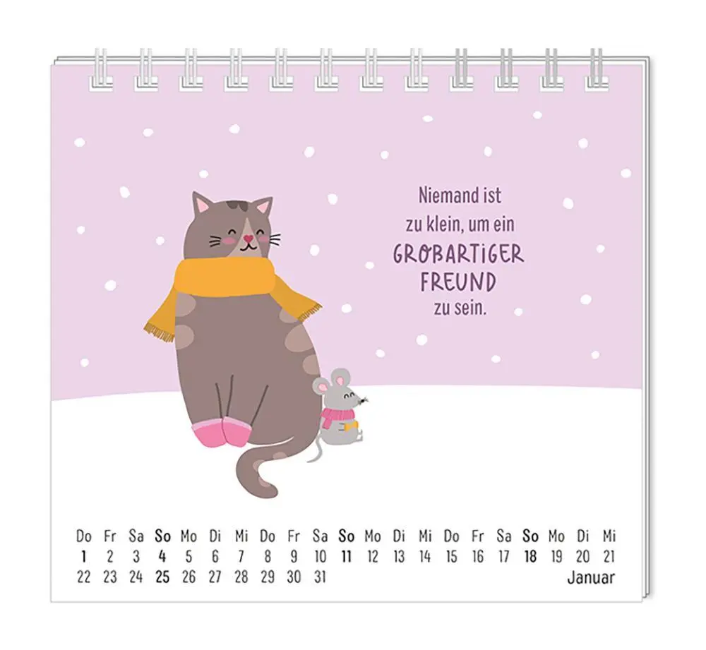 Bild: 9783986361969 | Mini-Kalender 2026 Have a purrrfect time! | Mini-Kalender | Original