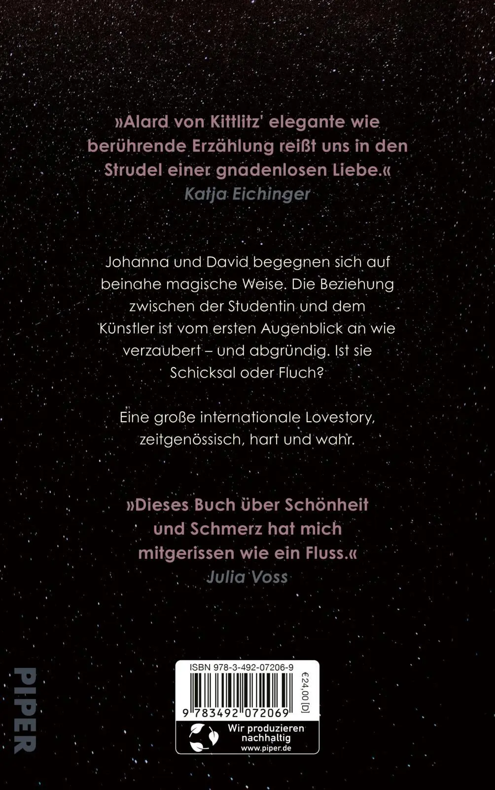 Rückseite: 9783492072069 | Kismet | Roman 'Ein großer Liebesroman unserer Zeit' Caroline Wahl