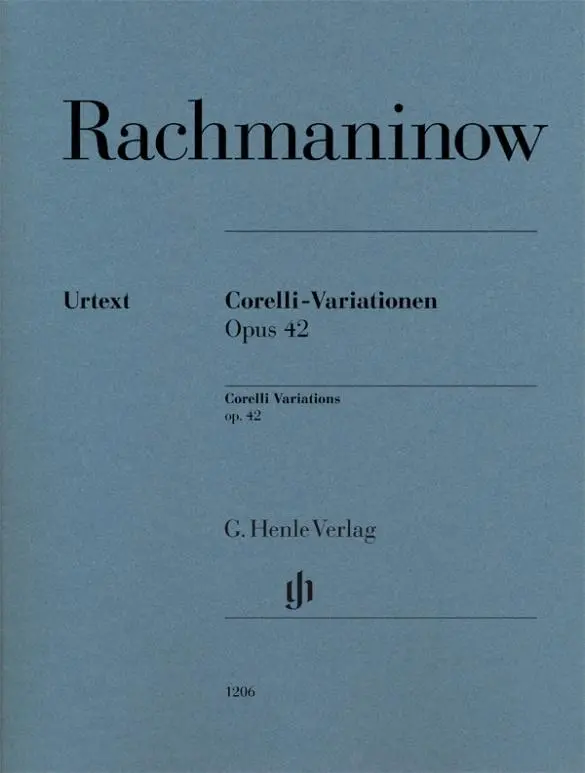 Cover: 9790201812069 | Corelli-Variationen op. 42 | Sergej Rachmaninow | Taschenbuch | Buch