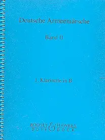 Cover: 9790202592069 | Deutsche Armeemärsche II - 1. Klarinette in B | Broschüre | 72 S.