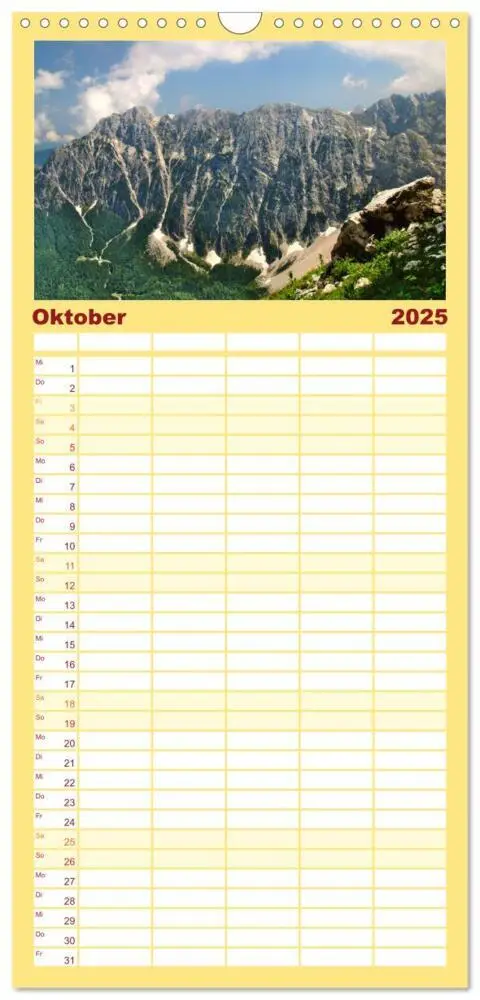 Bild: 9783457102169 | Familienplaner 2025 - Slowenien - Triglav Nationalpark mit 5...