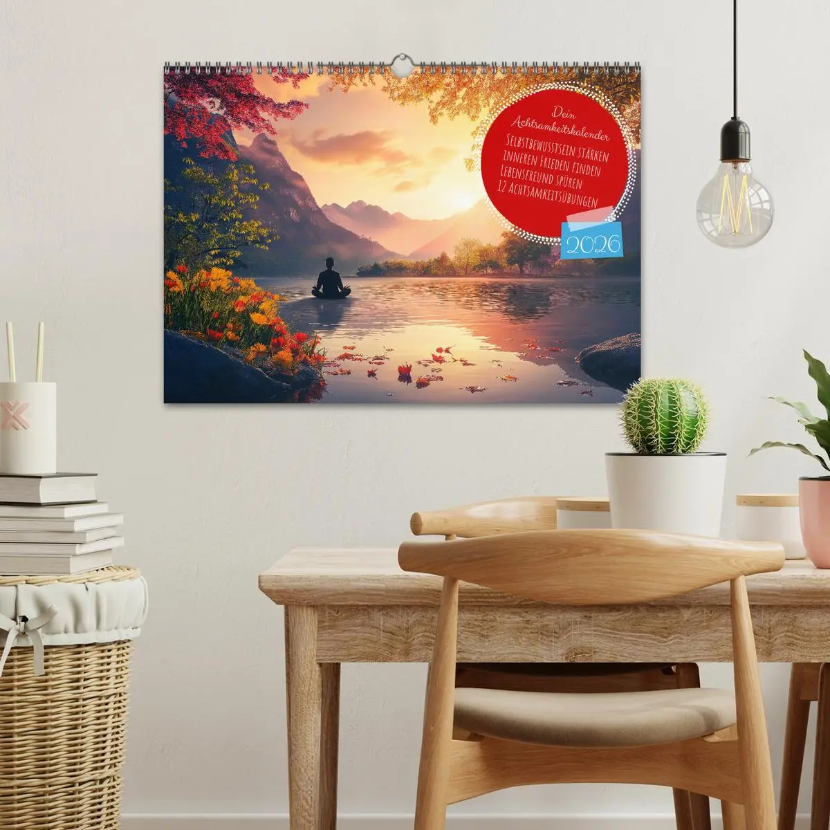 Bild: 9783457342169 | Dein Achtsamkeitskalender (Wandkalender 2026 DIN A3 quer), CALVENDO...