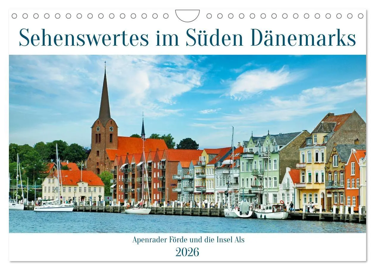 Cover: 9783457582169 | Sehenswertes im Süden Dänemarks (Wandkalender 2026 DIN A4 quer),...